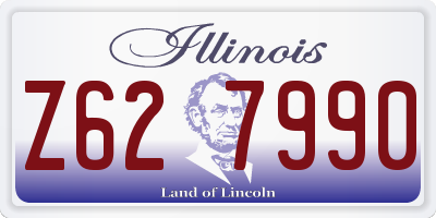 IL license plate Z627990