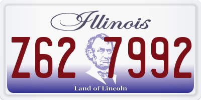 IL license plate Z627992
