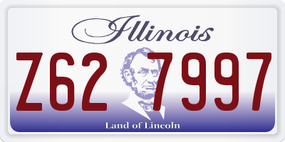 IL license plate Z627997