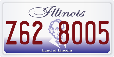 IL license plate Z628005