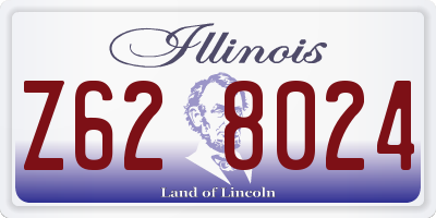 IL license plate Z628024