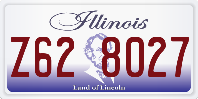IL license plate Z628027