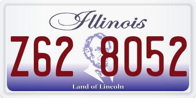 IL license plate Z628052