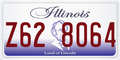 IL license plate Z628064