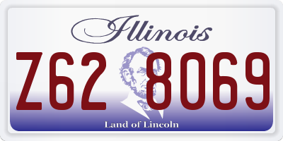 IL license plate Z628069