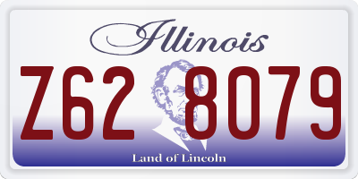 IL license plate Z628079