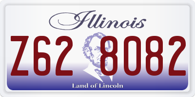 IL license plate Z628082