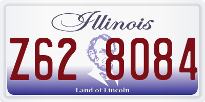 IL license plate Z628084