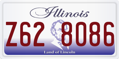 IL license plate Z628086