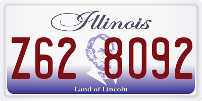 IL license plate Z628092