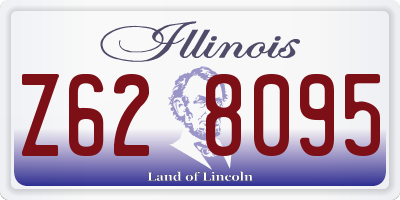 IL license plate Z628095