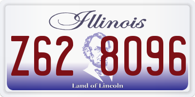 IL license plate Z628096