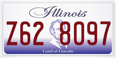 IL license plate Z628097