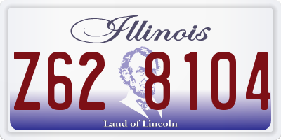 IL license plate Z628104