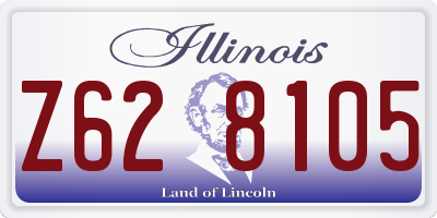 IL license plate Z628105