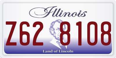 IL license plate Z628108
