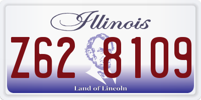 IL license plate Z628109