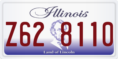 IL license plate Z628110