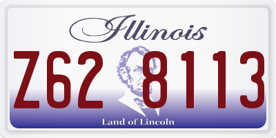 IL license plate Z628113