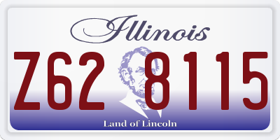 IL license plate Z628115