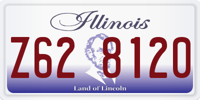 IL license plate Z628120