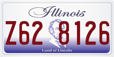 IL license plate Z628126