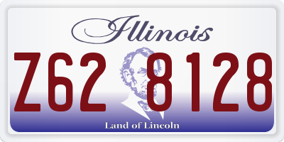IL license plate Z628128