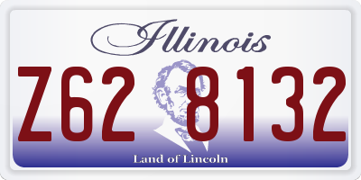 IL license plate Z628132