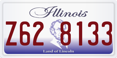 IL license plate Z628133
