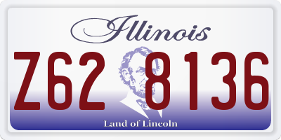 IL license plate Z628136