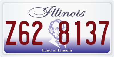 IL license plate Z628137
