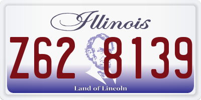 IL license plate Z628139