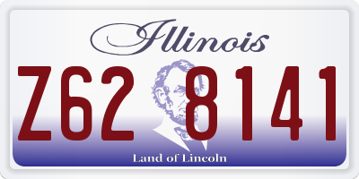 IL license plate Z628141
