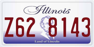 IL license plate Z628143