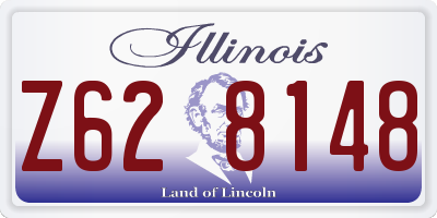 IL license plate Z628148