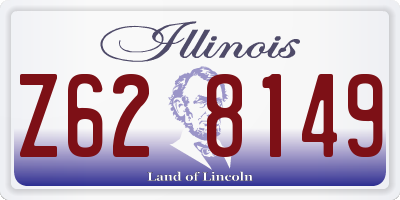 IL license plate Z628149