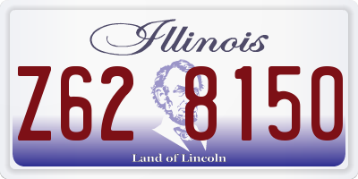 IL license plate Z628150