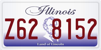 IL license plate Z628152