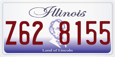 IL license plate Z628155