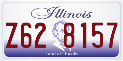 IL license plate Z628157