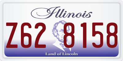 IL license plate Z628158