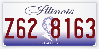 IL license plate Z628163