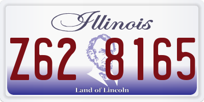 IL license plate Z628165