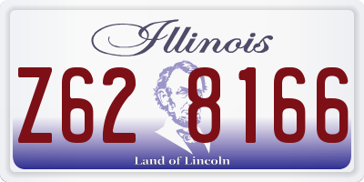 IL license plate Z628166