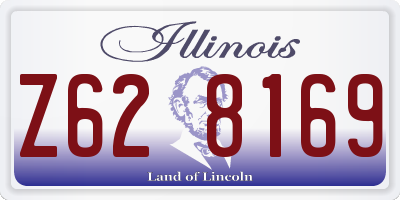 IL license plate Z628169
