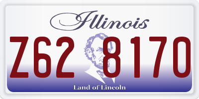 IL license plate Z628170