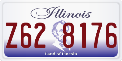 IL license plate Z628176