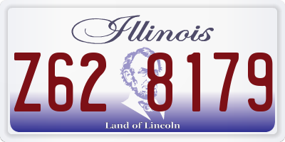 IL license plate Z628179