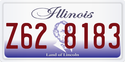 IL license plate Z628183