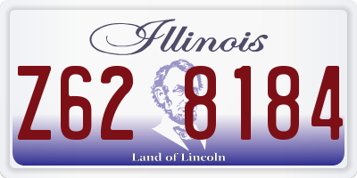 IL license plate Z628184